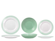 Servizio Tavolo 18 pezzi Romantic Green
