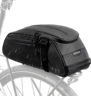 Bagagge portatile riflettente, sacchetto zaino acqua resistente per biciclette elettriche, 8L portabagagli, portatile bagagge per biciclette con cinghia a spalla per spostamenti tra casa e lavoro