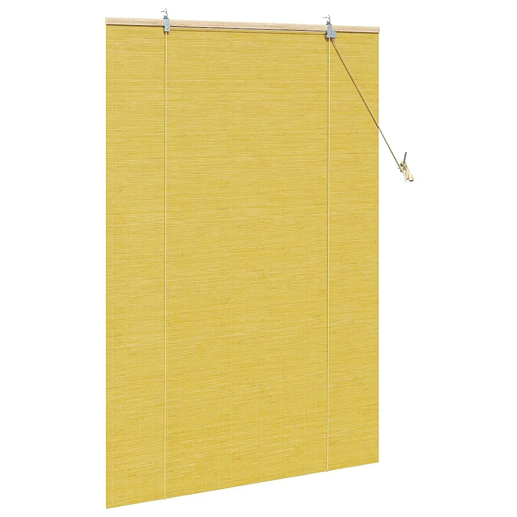 vidaXL Tende e Tapparelle per Finestre con tende Giallo Bambù