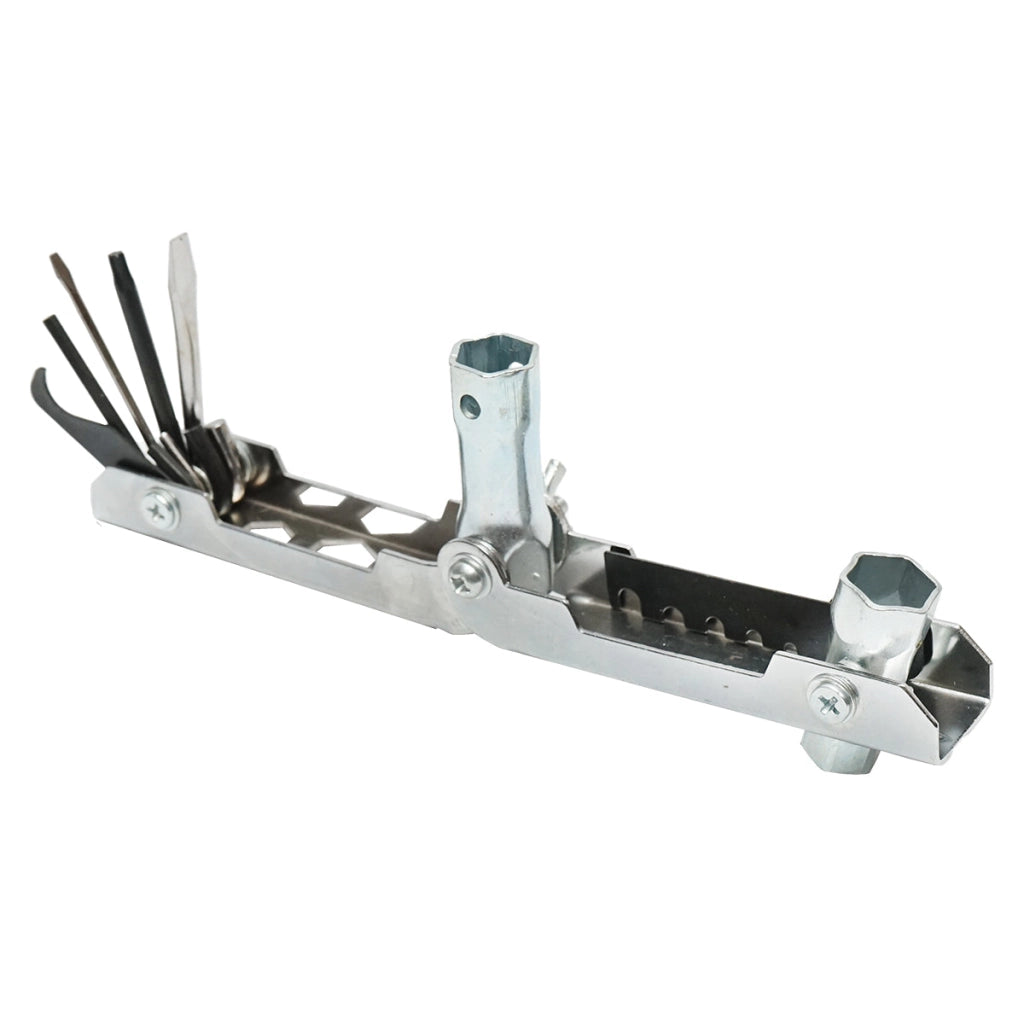 Utensile multifunzionale tipo coltello per la manutenzione della motosega