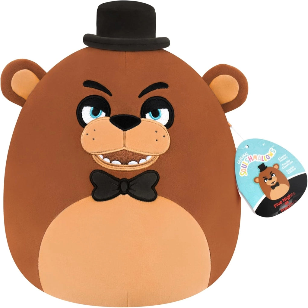 Squishmallows Peluche 20 cm Five Nights at Freddie`s Classic Freddy, Jazwares, Eta 3+