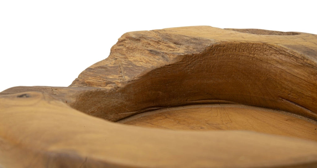 S/TASCHE ERUSI IN TEAK RIC. CM Ø 20X6  (PEZZI UNICI - NON RIP. IN SERIE)