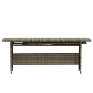 Set Divani da Giardino 6 pz con Cuscini in Polyrattan Grigio cod mxl 38721