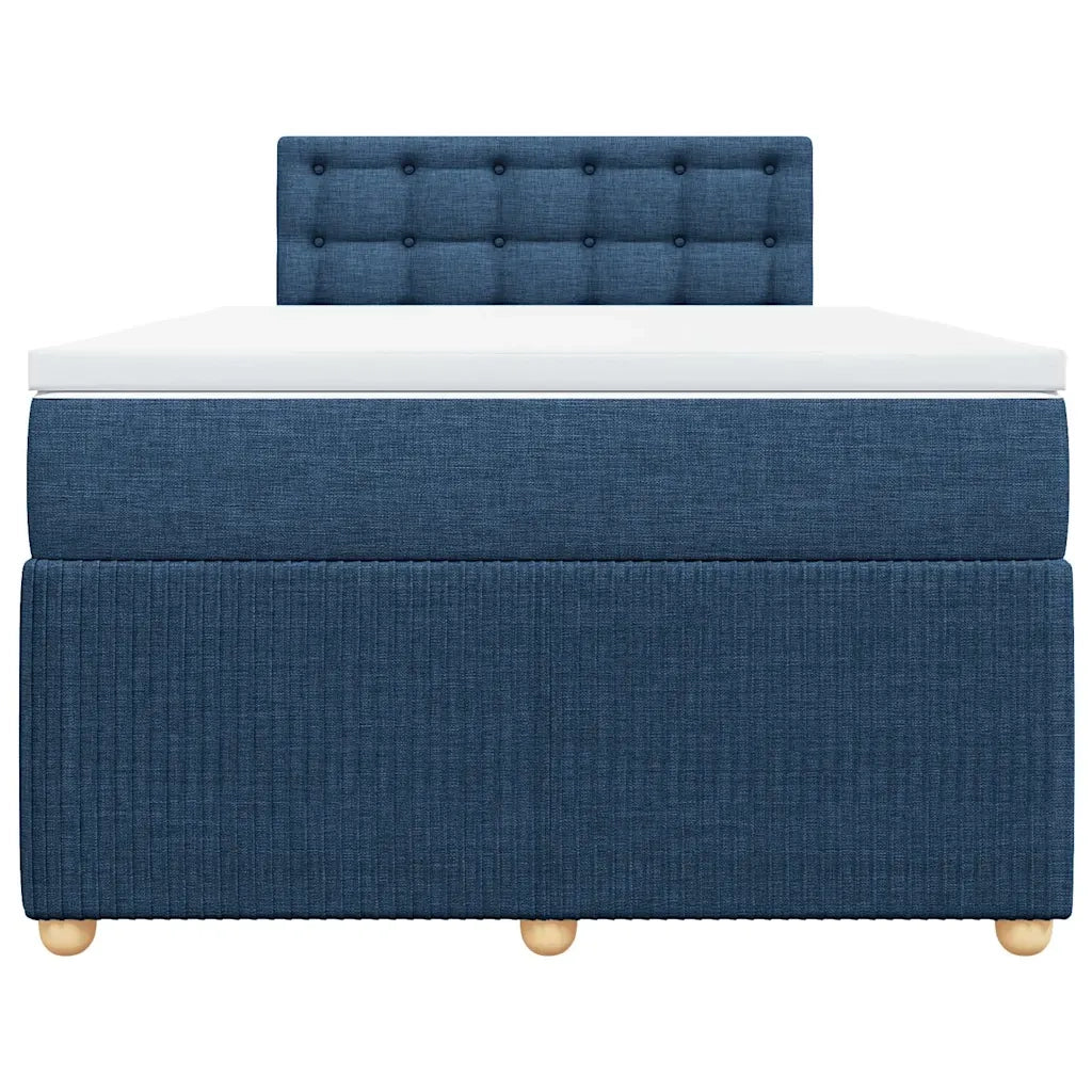 Giroletto a Molle con Materasso Blu 120x190 cm in Tessuto 3287415