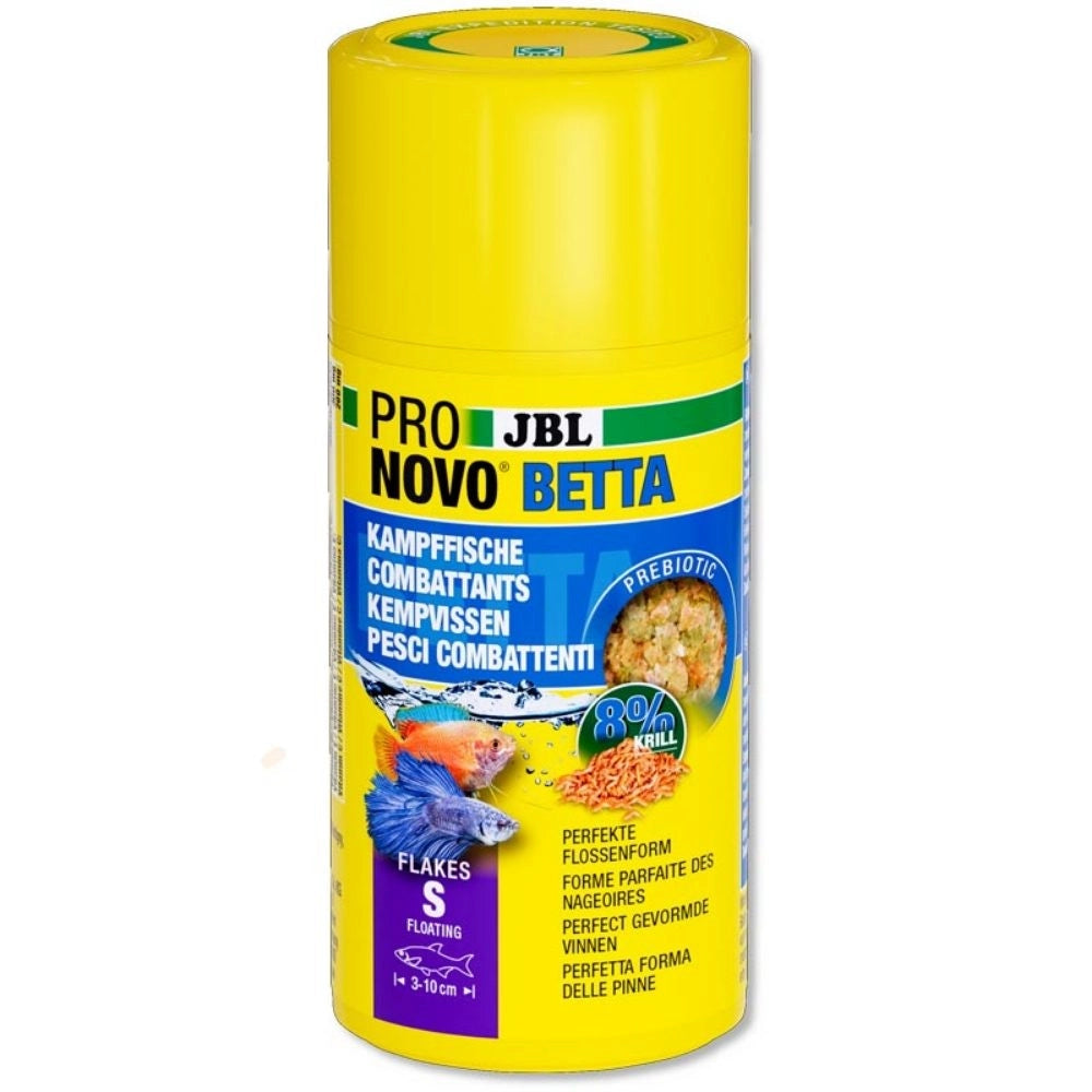 JBL ProNovo Betta Flakes S 100ml -  fioccato di base per Betta da 3 a 10cm