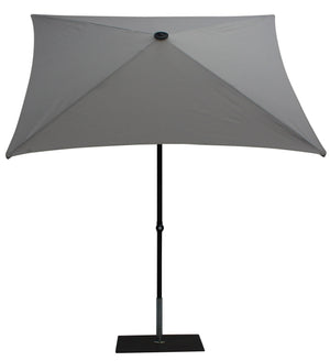 Ombrellone da Giardino 2x2 m Palo Ø38 mm in Alluminio Tessuto Olefin Trend Grigio