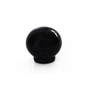 Pomolo in legno - Ã˜ 22 mm. - nero brillante