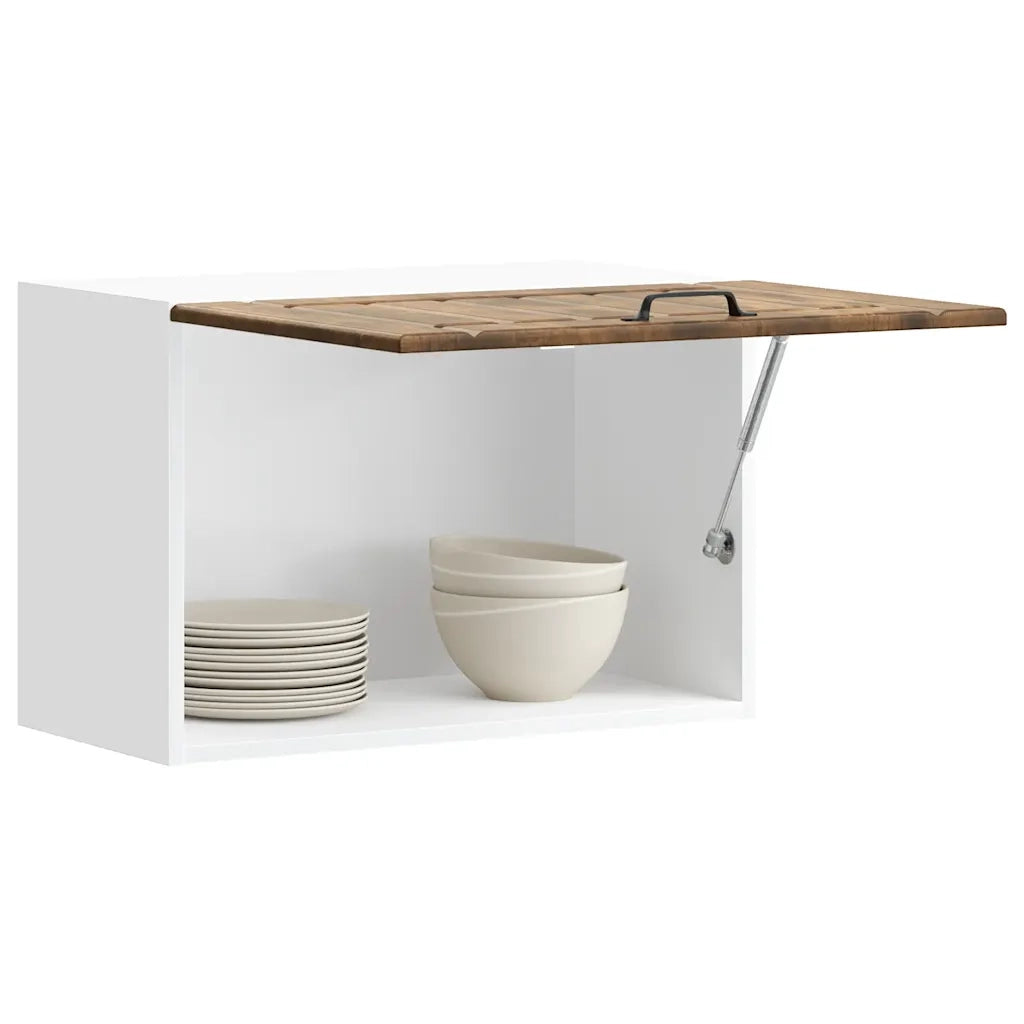 vidaXL Pensile da Cucina Lucca Rovere Fumo in Legno Multistrato