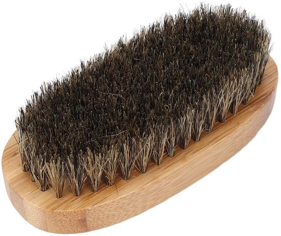 Pennello per la barba in bambù - piccolo e comodo