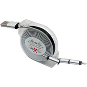 Avvolgicavo USB - GAO - 3 in 1, 2 m, ricarica rapida