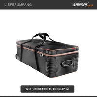 Borsone trolley fotografico M, 970 x 430 x 290 mm Borsa per accessori fotocamere attrezzatura studi fotografici foto video
