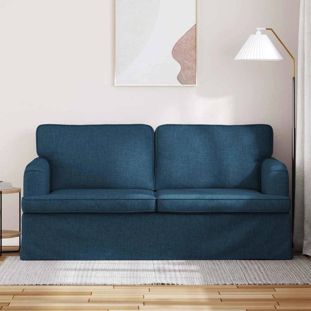 Divano | Divano da soggiorno | Sofa Blu 162 x 80 x 85 cm Tessuto