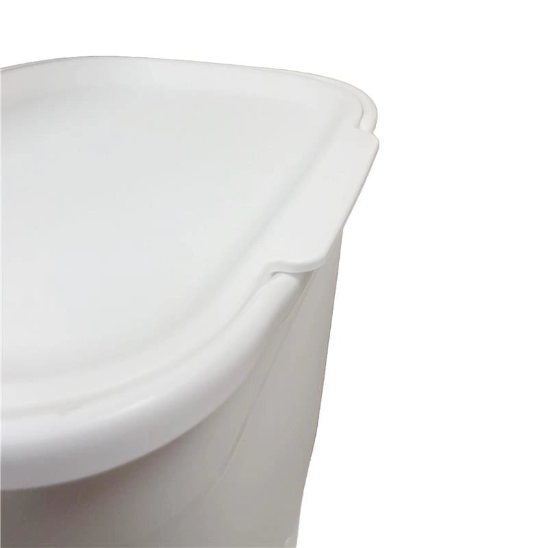 PORTABIANCHERIA MONTE BIANCO MULTIUSO CON RILIEVO E FANTASIA IN COLORAZIONE BIANCA 50LT 40X36X54 CM