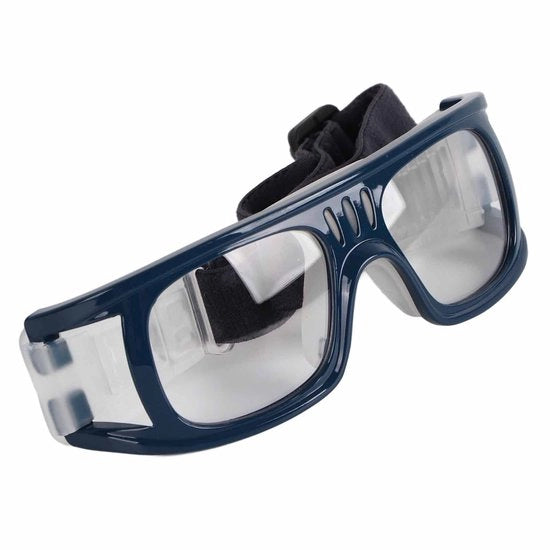 Occhiali da Sport Resistenti allo Shock - Basket/Volley/Pallavolo - Correzione Ergonomica del Naso - Ventilazione Professionale del Sudore - Elevata Prestazione - Occhiali di Sicurezza
