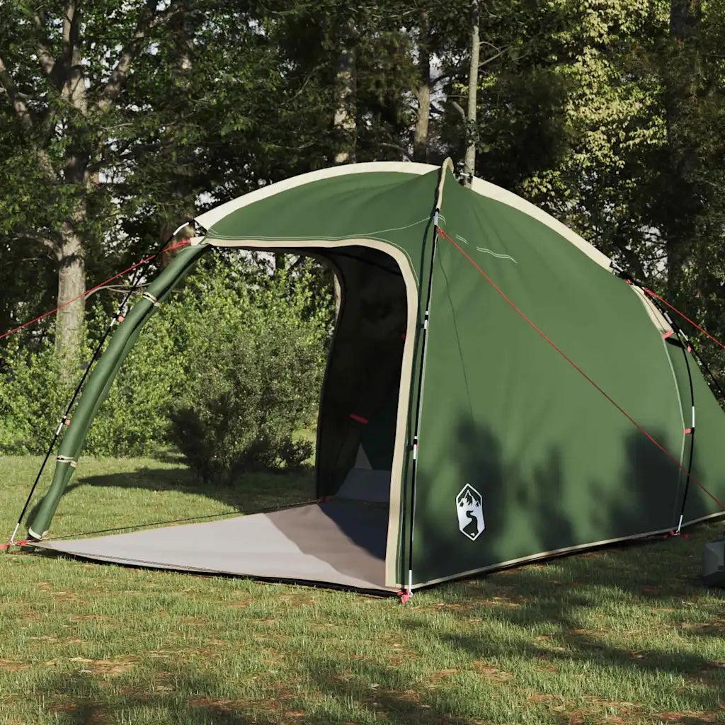 Tenda Capanna con tetto Verde 370 x 230 x 185 cm taffetà 42000990