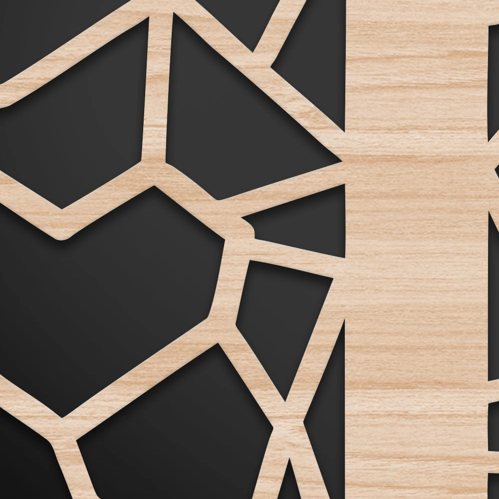 LOVE - Quadro arredo LASERCUT composito Legno e PVC Misura: 70x140 cm