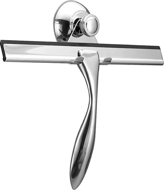 Schrappatore per vetro in acciaio inossidabile con aspiratore per bagno e wc