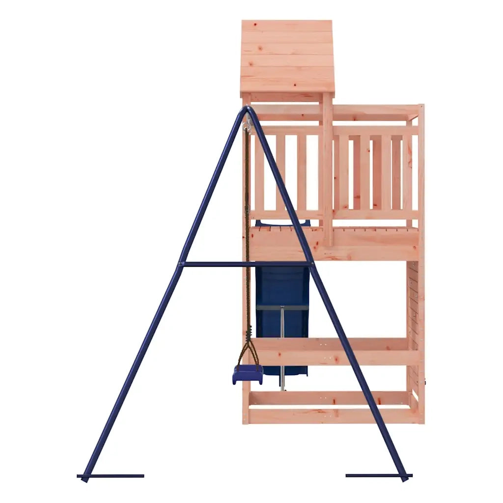 Set da Gioco da Esterno in Legno Massello di Douglas