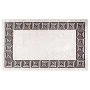 Tappeto Lavabile 120x180 cm Beige Chiaro Antiscivolo cod mxl 70990