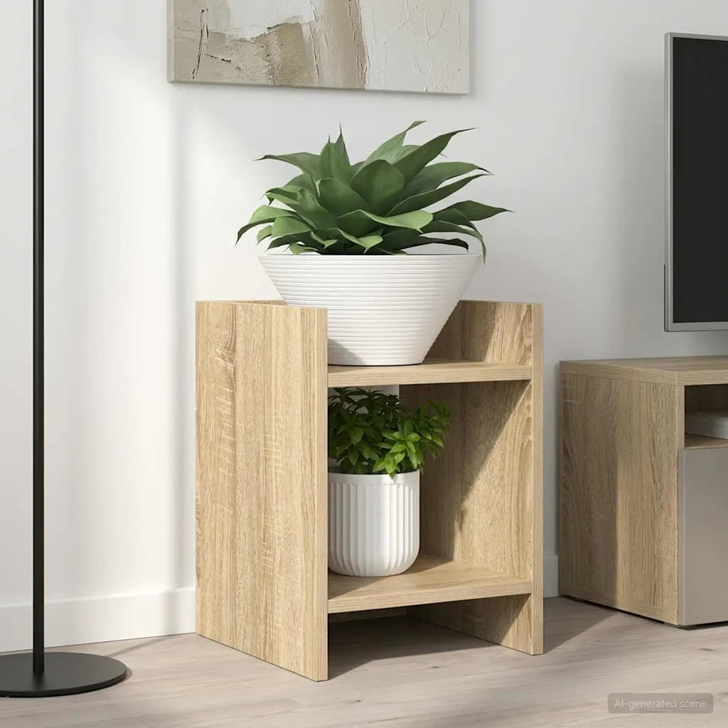 Supporto per piante 2 pcs Rovere Sonoma 30 x 30 x 40 cm