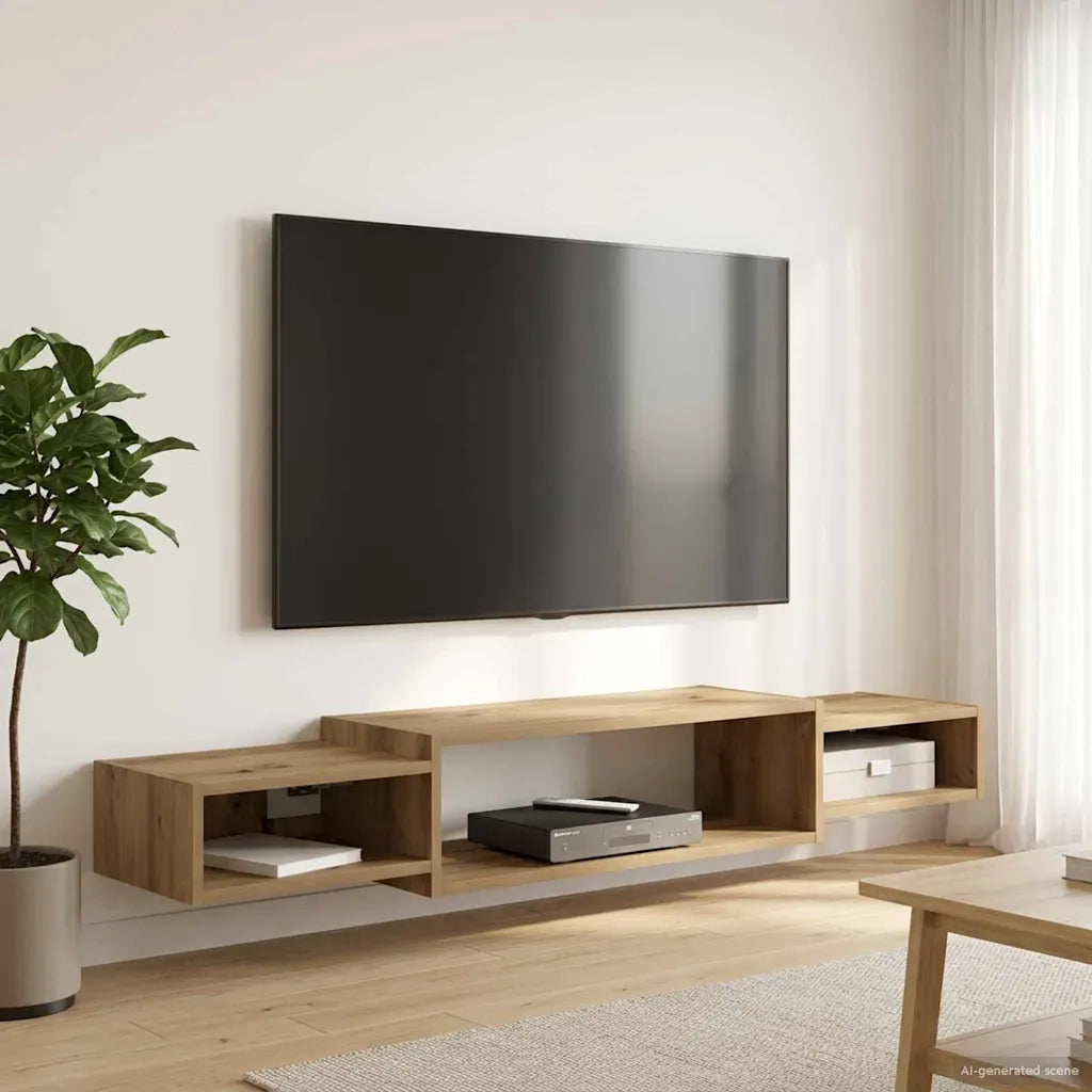 Mobile TV da Parete A parete Rovere Artigianale 8006004