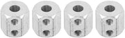 Wiel metallico hex per auto RC 1/10 - 4 pezzi - Facile da installare e duraturo