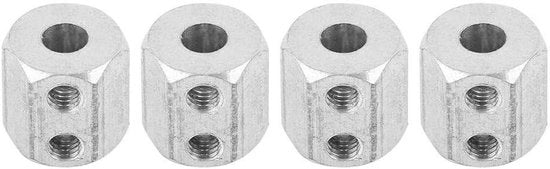 Wiel metallico hex per auto RC 1/10 - 4 pezzi - Facile da installare e duraturo