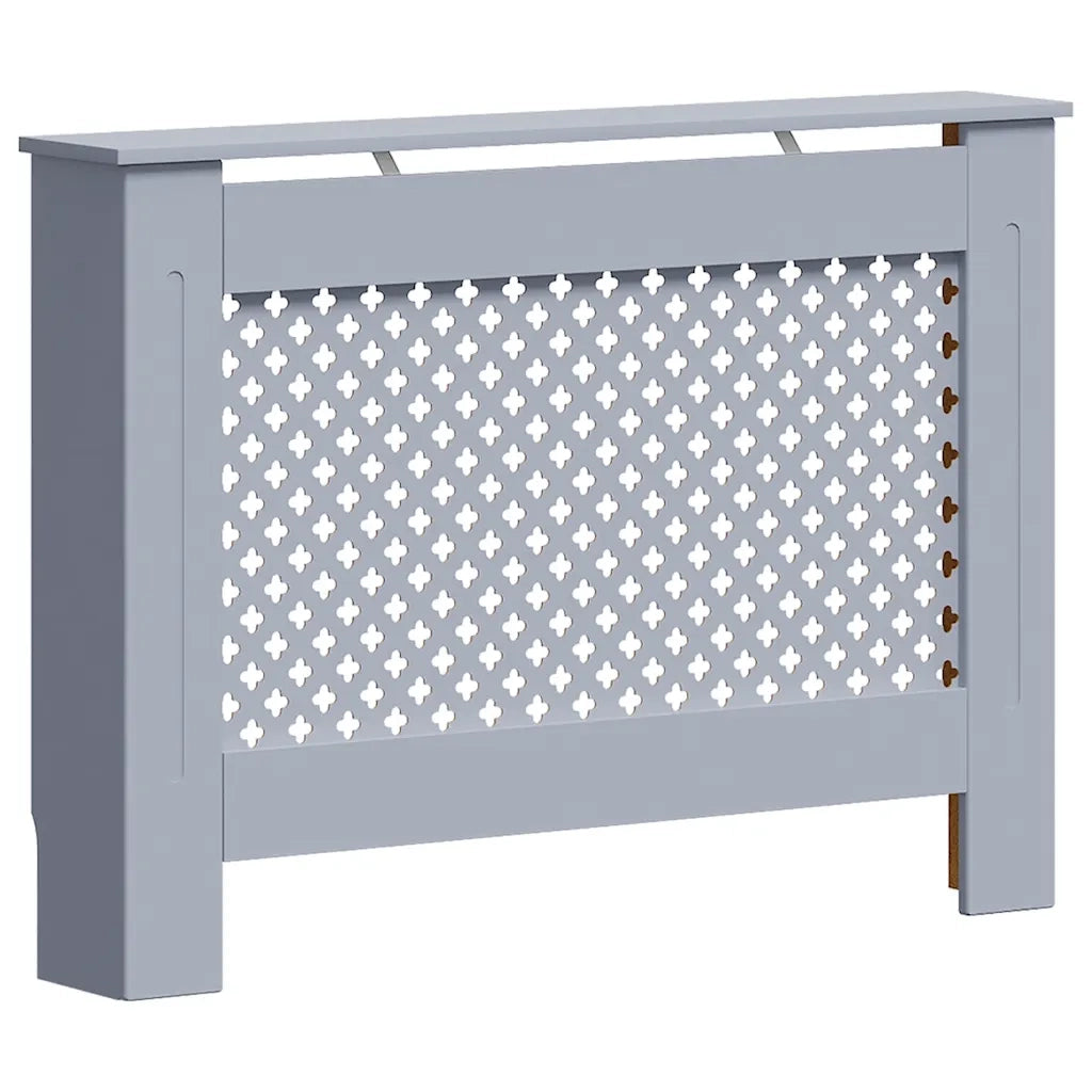 Copertura per Radiatore Antracite 112x19x81 cm in MDF 288191