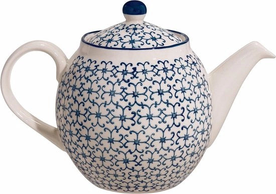 Teapot in vetro cristallo azzurro con capacità di circa 12 L - Bloomingville