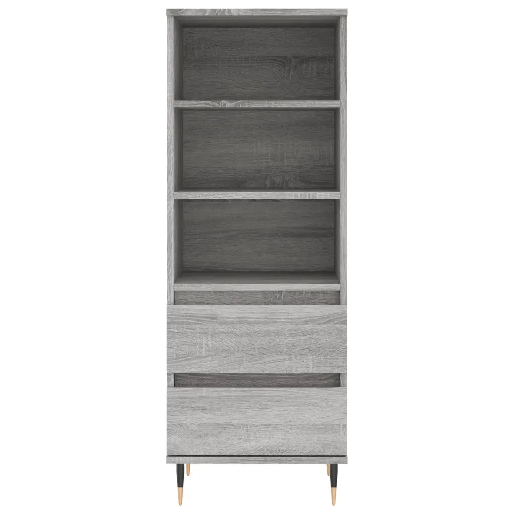 Credenza Grigio Sonoma 40x36x110 cm in Legno Multistrato 831506