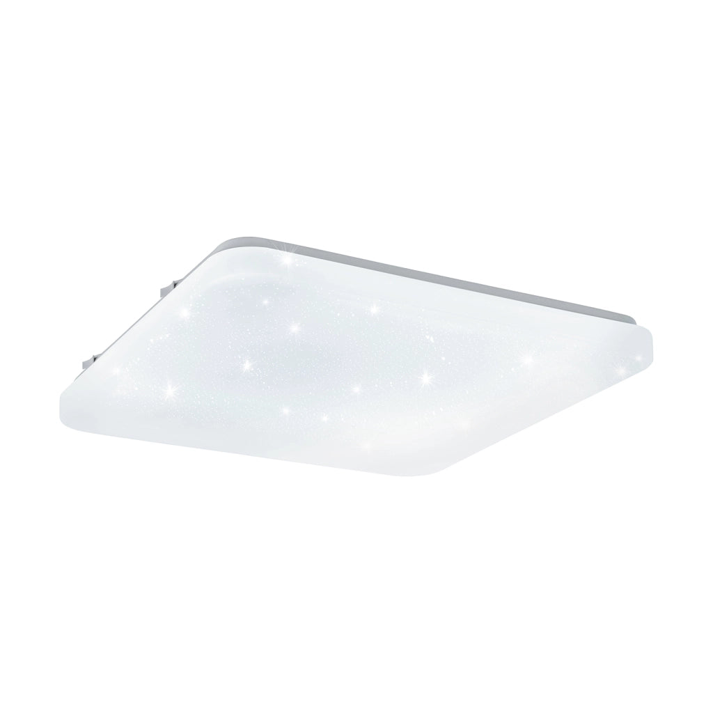 Plafoniera Moderna Frania-S Acciaio Bianco Led Integrato 14,6W