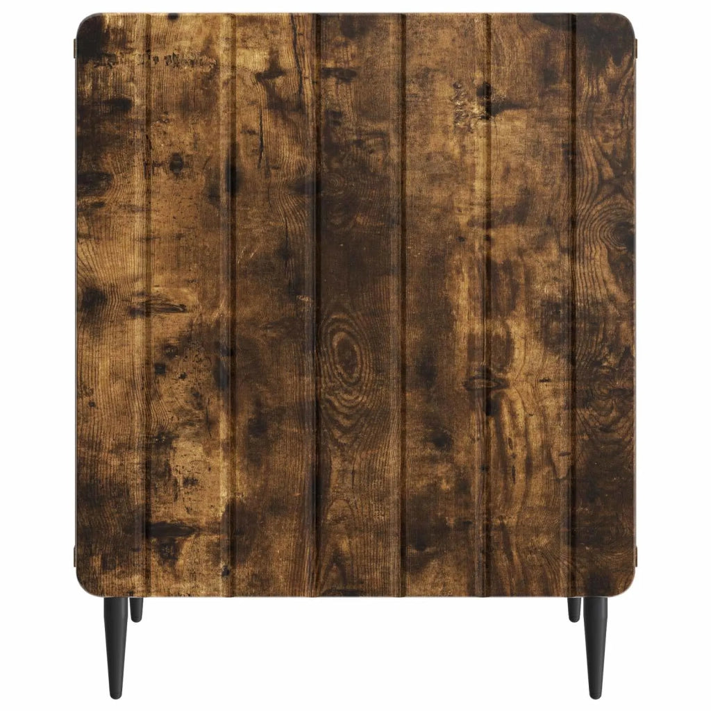 Armadio da Notte 2 pz Rovere Fumo 43 x 34,5 x 52 cm 894346