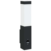 Lampada da Parete Esterna Nero 10.5 x 6 x 33 cm CFW7276543