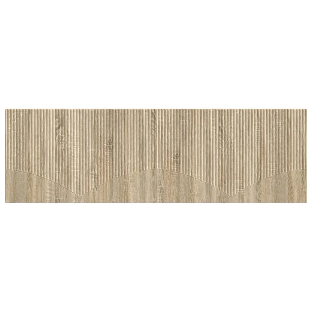 Testiera da Muro HOORN Rovere Sonoma Legno ingegnerizzato 897387