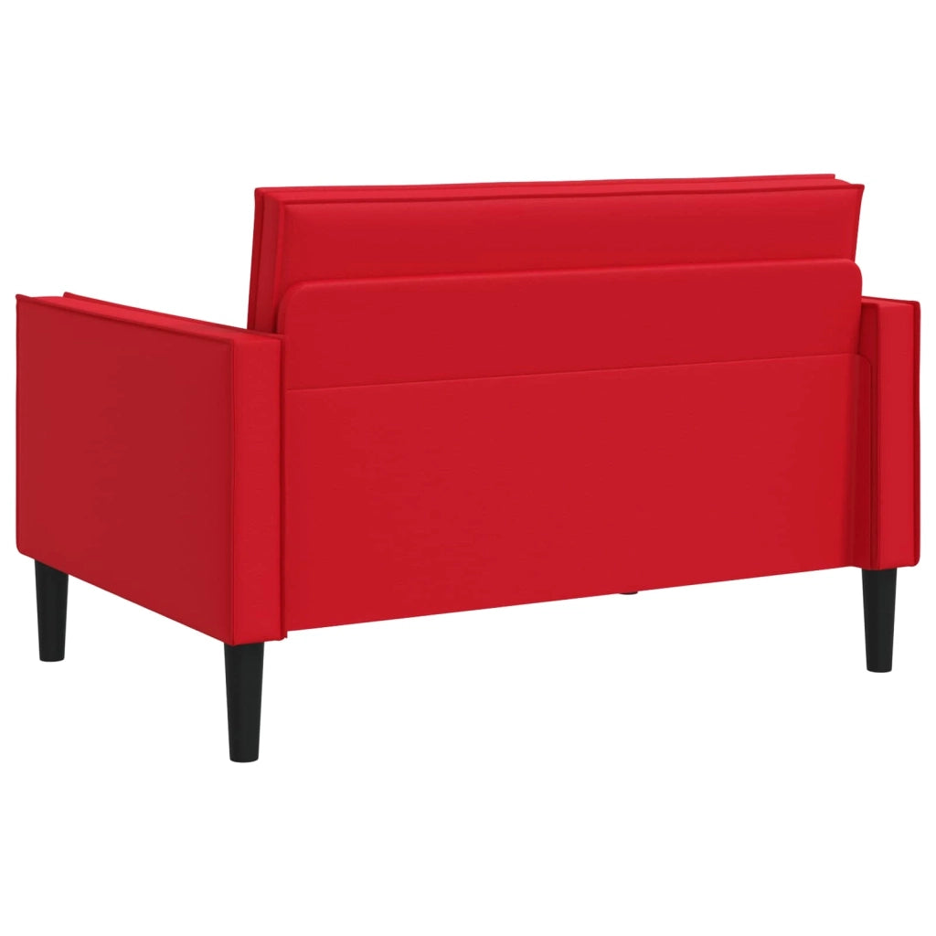 Poltrona XXL Rosso Similpelle 42043534