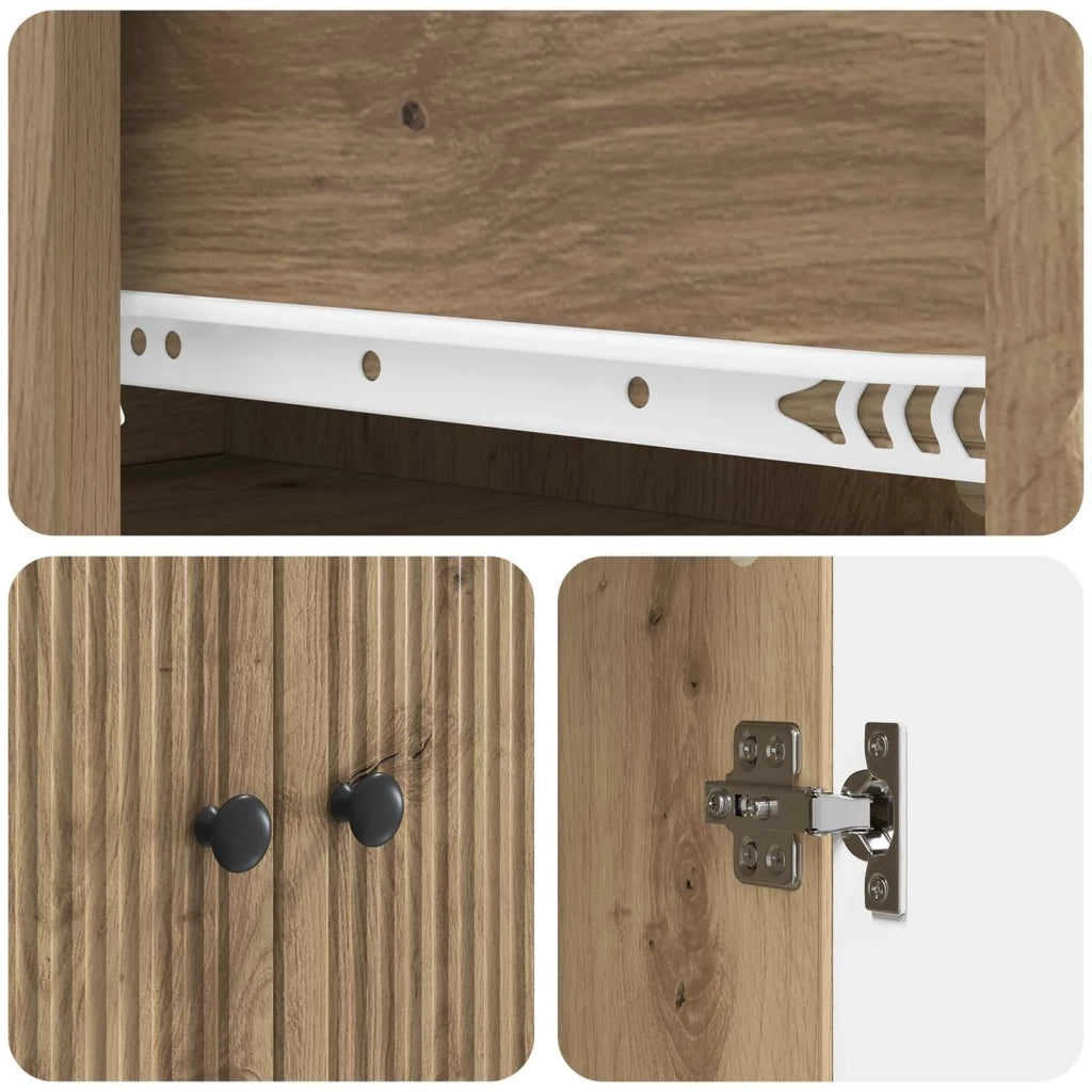 Set di armadi 2 pcs 66 x 34,5 x 90 cm Legno ingegnerizzato 3416384