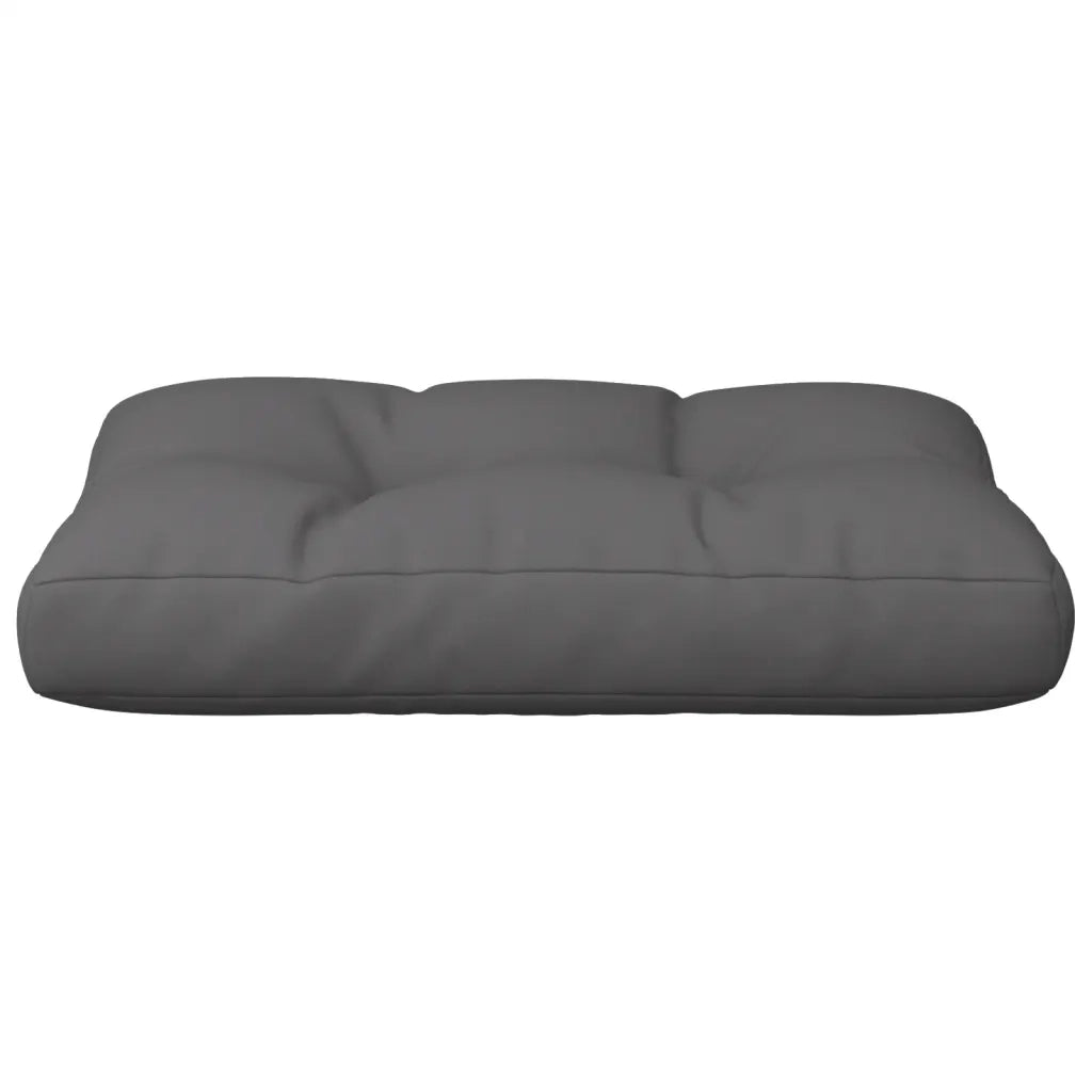 Cuscino per Pallet Antracite 60x40x12 cm in Tessuto 315232