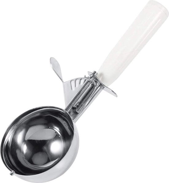 Scopino in Acciaio Inossidabile con Manopola Ergonomica e Maniglia di Svincolo