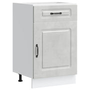 Mobile da cucina Kalmar pratico contenitore 50 x 46 x 81,5 cm stile moderno legno composito grigio cemento 02_0049904