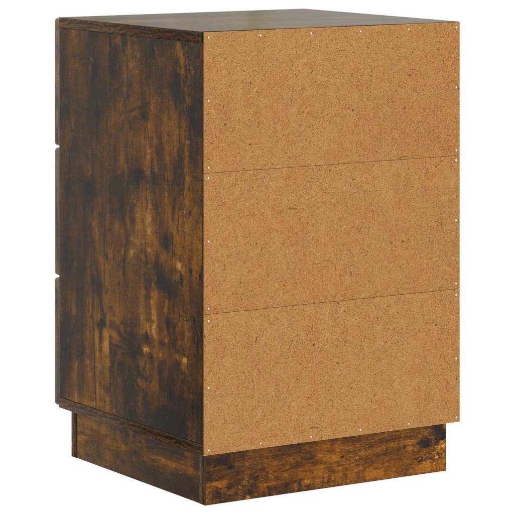 Armadio da Notte con cassetto Rovere Fumo 43 x 41 x 63,5 cm 895250