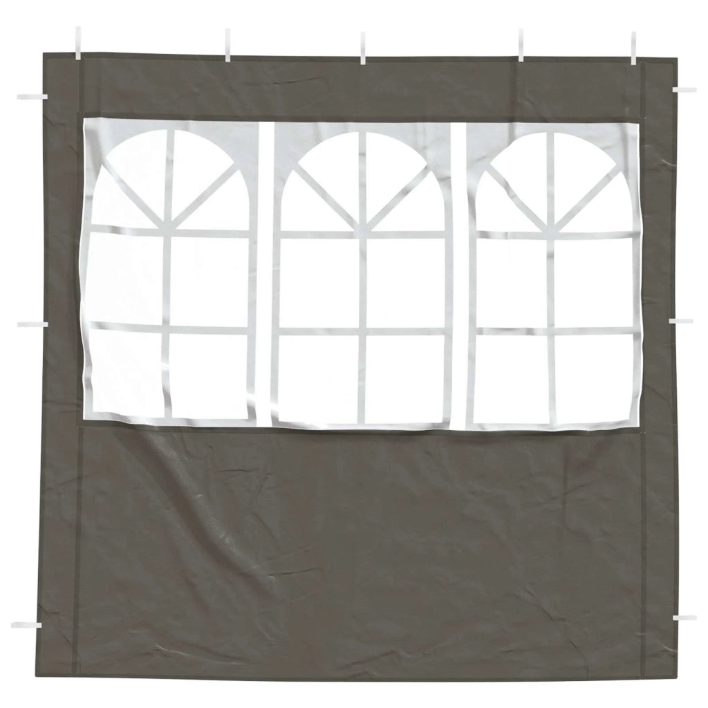Parete per tenda da festa 2 pcs 200 x 195 cm Antracite 42033012