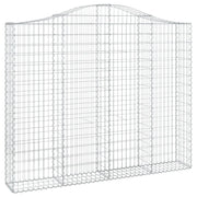 Cesto Gabbione ad Arco 200x30x160/180 cm Ferro Zincato