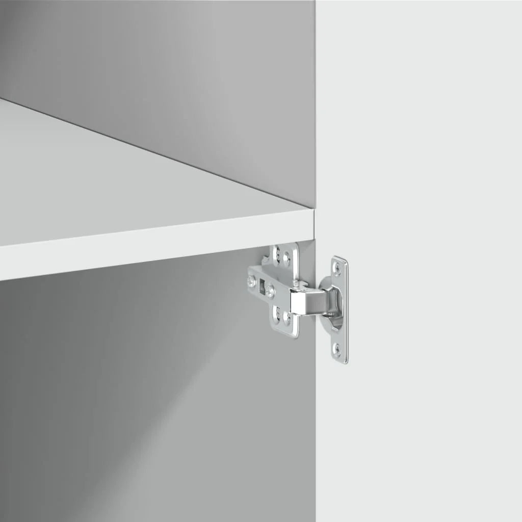 Buffet credenza cassettiera mobiletto mobile contenitore organizer cucina soggiorno salotto alto 70 x 42,5 x 185 cm legno ingegnerizzato bianco 02_0032766