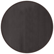 Tappeto del soggiorno | Tappeto Rotondo Marrone Scuro 100 cm in Bamb¨´