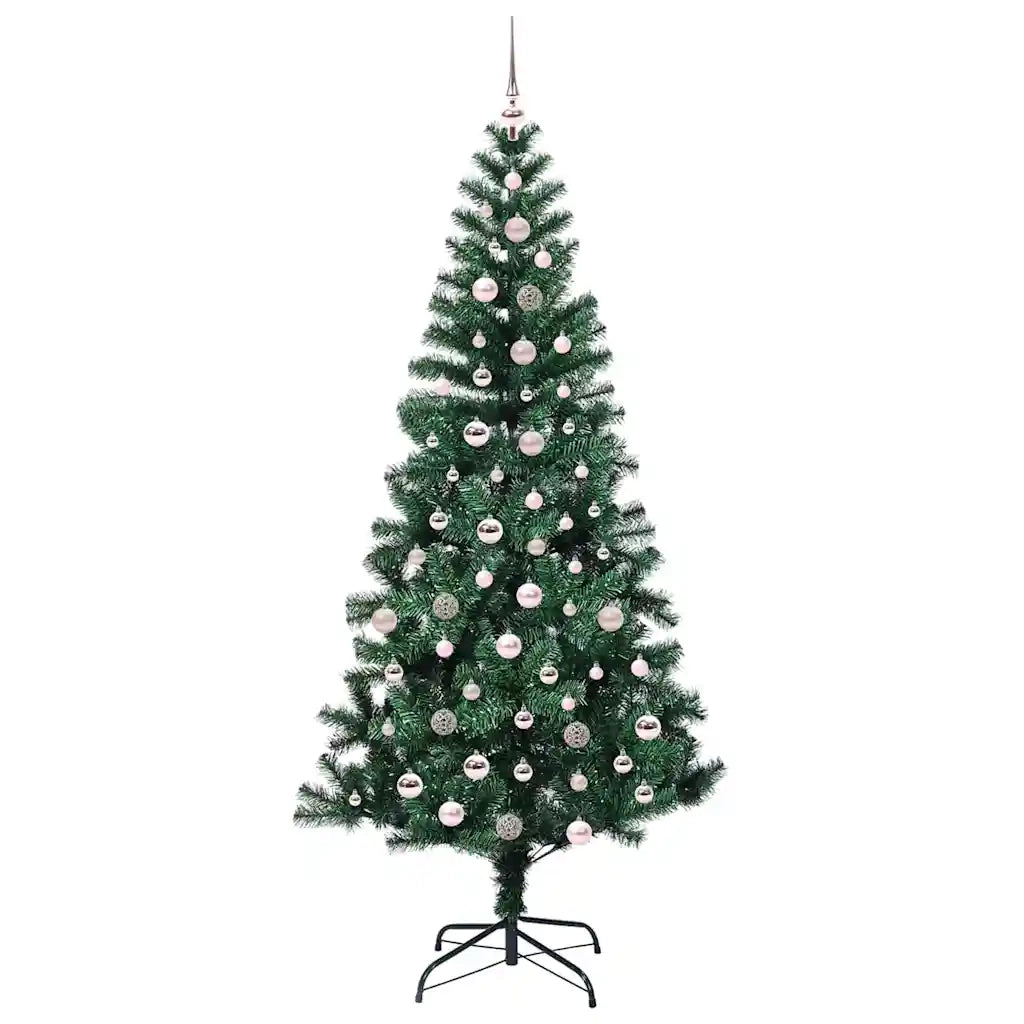 Albero di Natale | Decorazioni natalizie artificiale con luci integrate Verde 240 cm