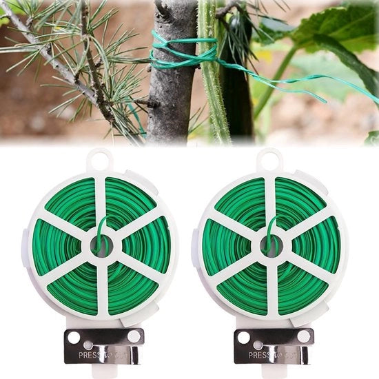 Fil di vaso in rilascio controllato - 50 m - Dispensatore - Ecologico - Adatto per giardinaggio - Colore elegante