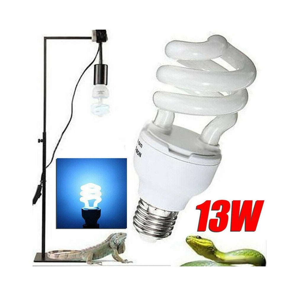 Trade Shop - Lampada Fluorescente Uvb 10.0 Luce Solare Rettili Habitat Estremamente Luminoso -