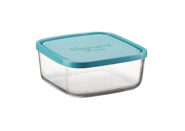 Contnitore ermetico box frigo Frigoverre quadrato 22 x 22 cm bormioli