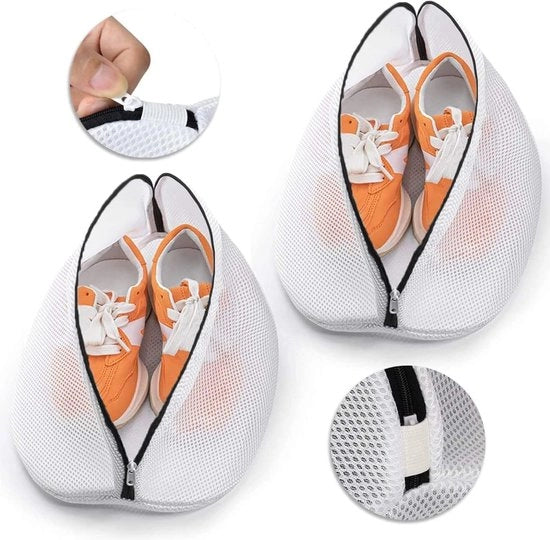 Set di salviette per scarpe - 2 pezzi - 35*22*21cm - lavatrice per scarpe - sacchetto per stivare scarpe - proteggi le tue scarpe da danni - sacchetto per lavatrice per scarpe - sacchetto per stivare scarpe per la lavatrice - set di salviette per hotel