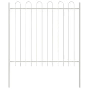 Recinzione per Giardino | Recinzione da cortile 2 pz Bianco 3,4 x 1,2 m